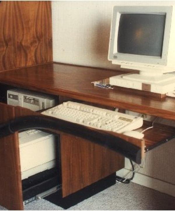 Walnut Cabinet Detail