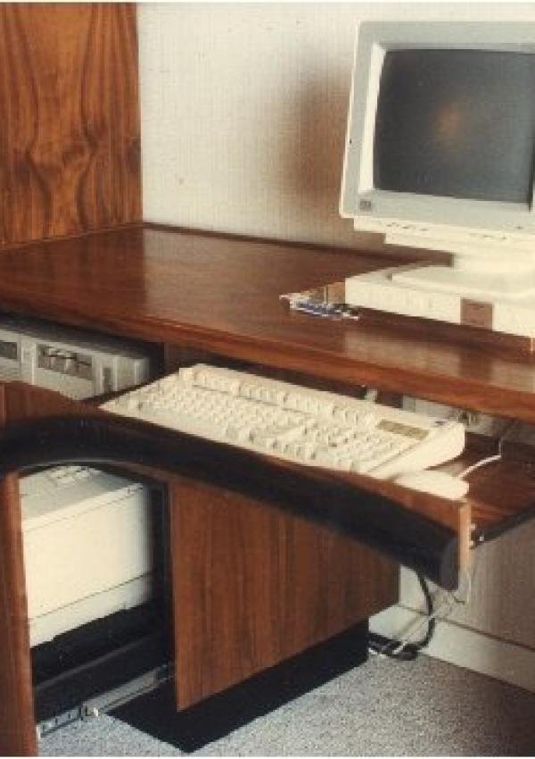 Walnut Cabinet Detail